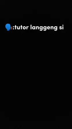 tutor langgeng?