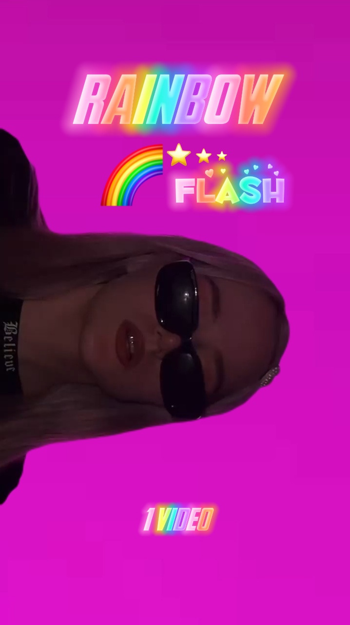 rainbow flash