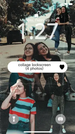 collage lockscreen