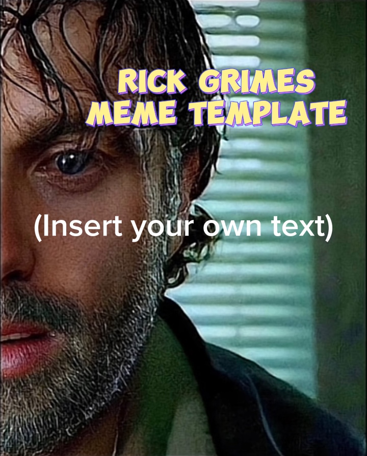 Meme de Rick Grimes🧟‍♂️
