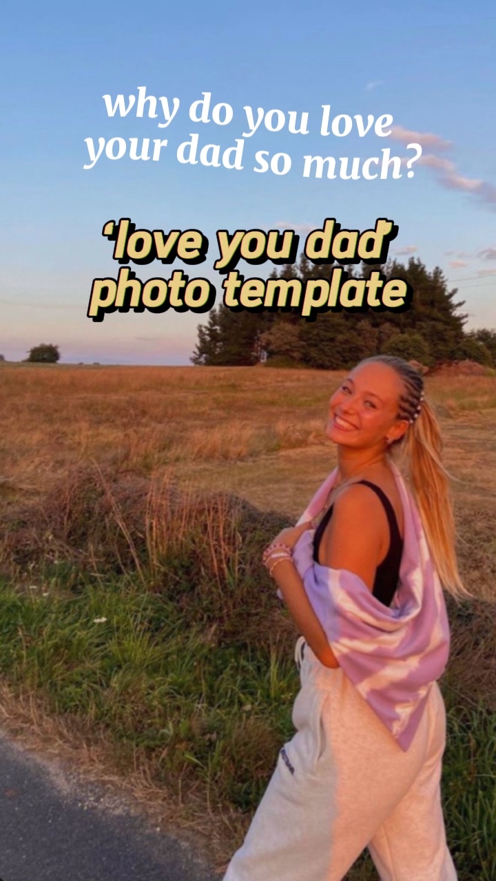 Love you Dad