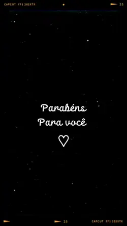 Parabéns pra você...