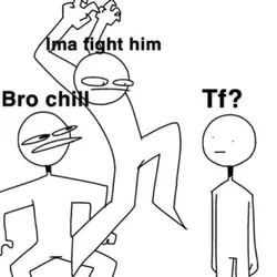 Me fighting with my 