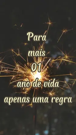 Parabéns para mim!!!