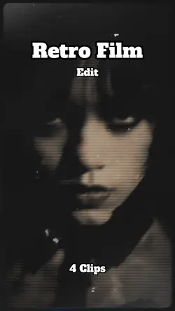 Retro film edit