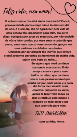 FELIZ DIA, AMOR!