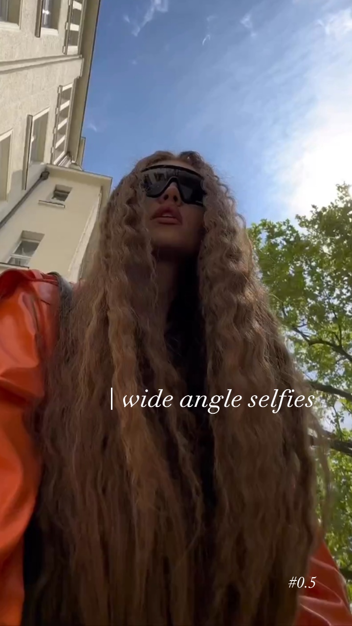 wide angle selfies