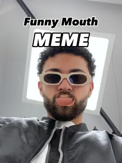 Funny mouth meme