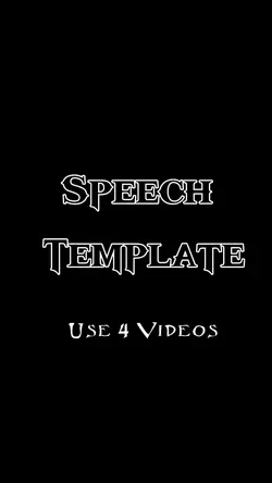 Speech Template 🗣️