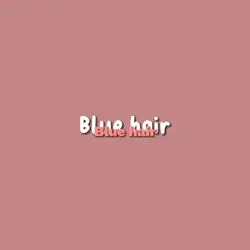 blue hair