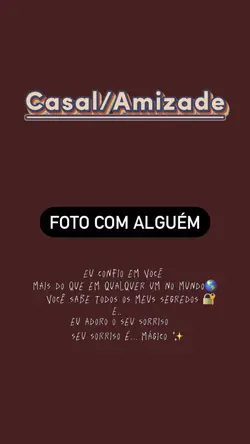 Casal/amizade❤️‍🩹