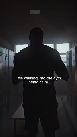 Me walk into gym...