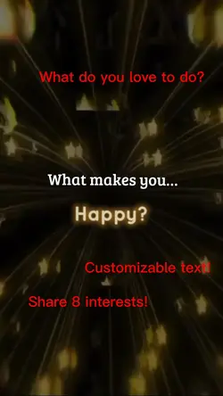 What makes u happy?