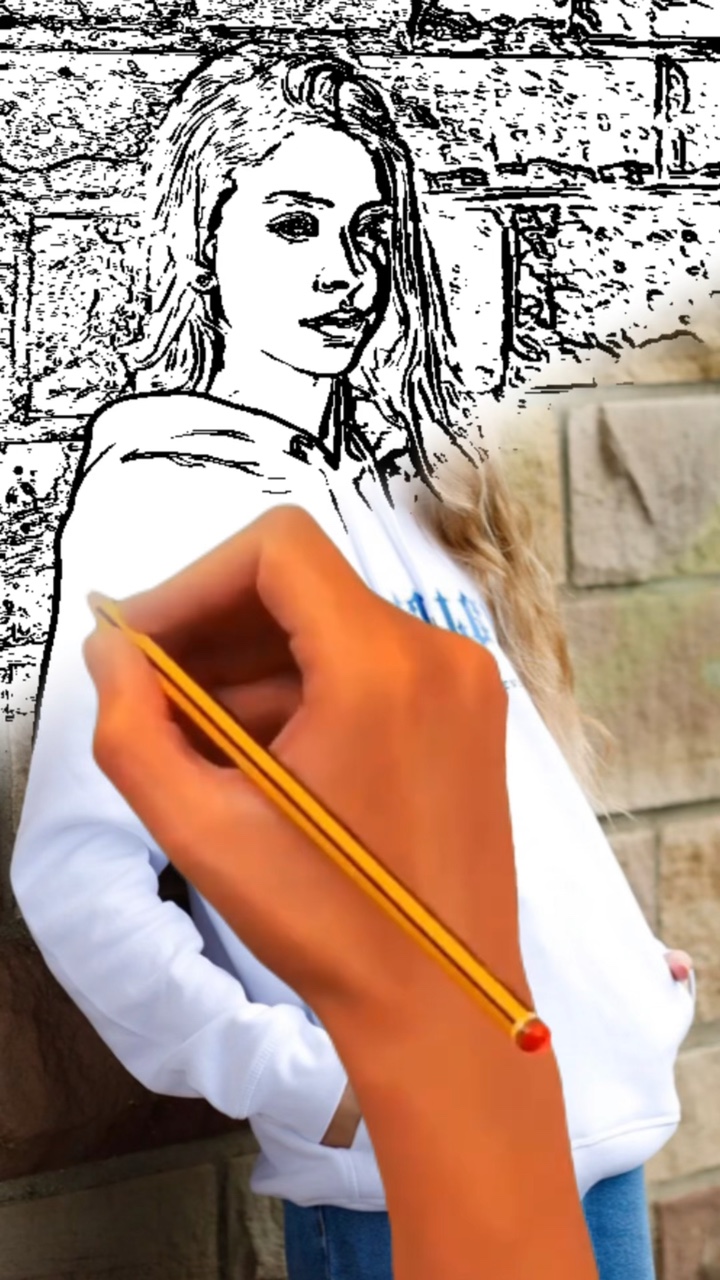 peinture à la main