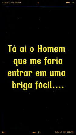 o homem...