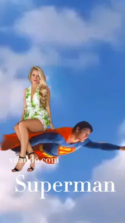 voando com Superman/
