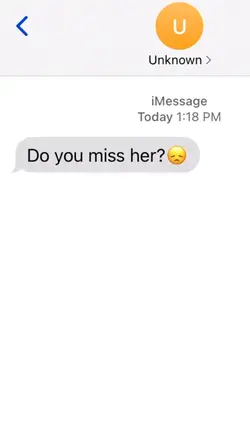 Do you miss her💔