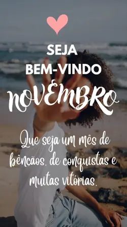 bem vindo novembro 