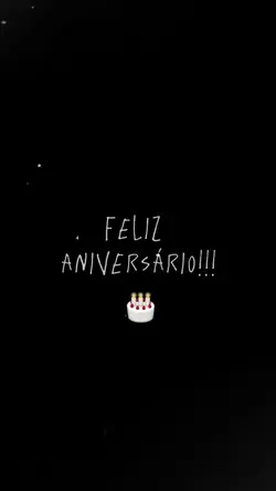 Feliz aniversário ✨❤️