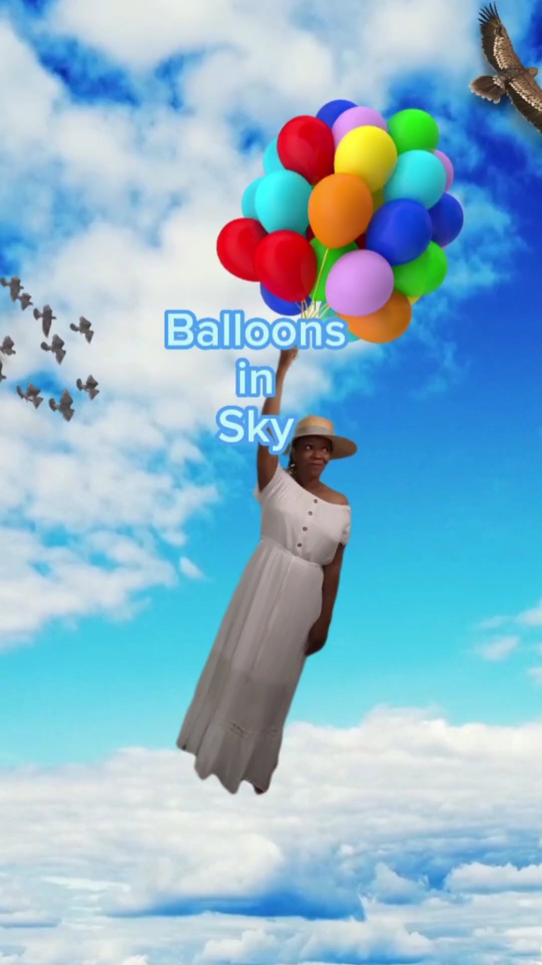 Balloons in sky
