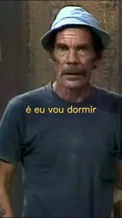 É vou dormir 