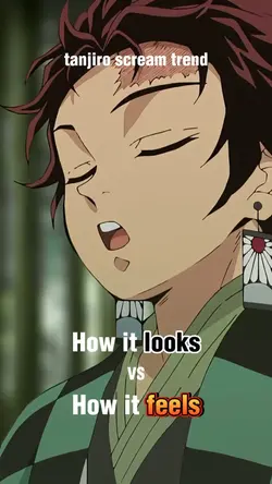 tanjiro scream trend