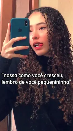 lembro de vc pequena