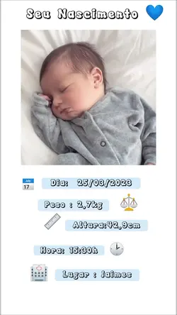 Nascimento Bebê 
