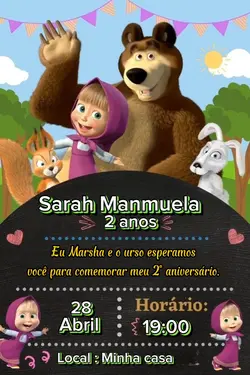 convite Marsha 