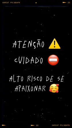 RISCO DE APAIXONAR