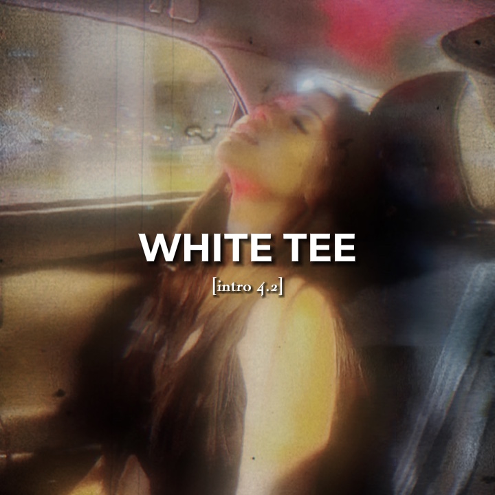 WHITE TEE.