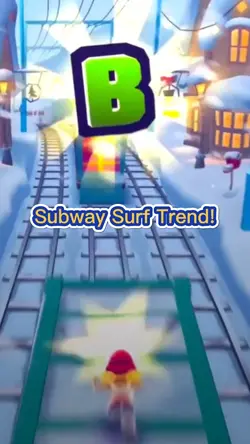 Subway Surf Letra B