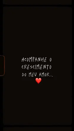 Acompanhe.. 🥺❤️