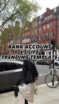 bank account Vs life