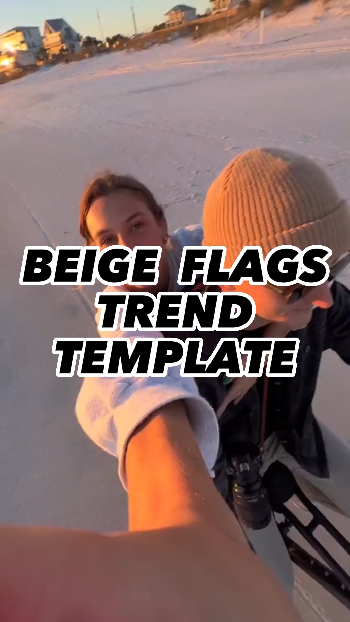 Drapeau beige