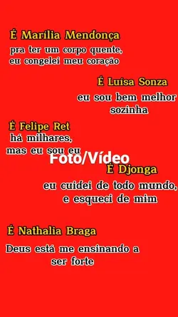 é Marília...
