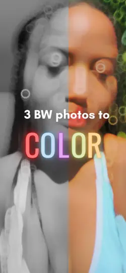 bw photo to color🌈