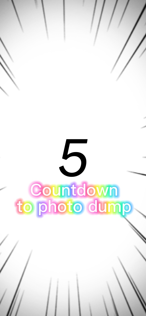 Cuenta regresiva de volcado de fotos💕
