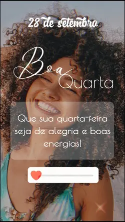 bom dia quarta-feira