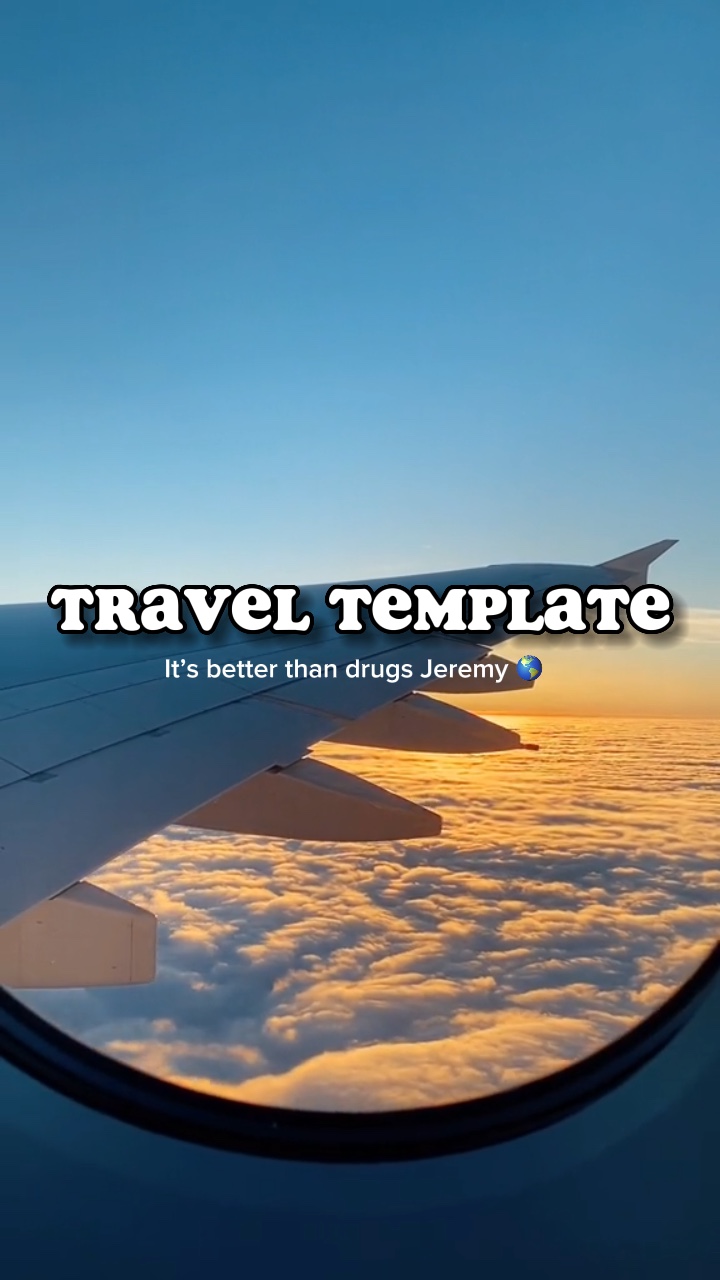 Travel template ✈️