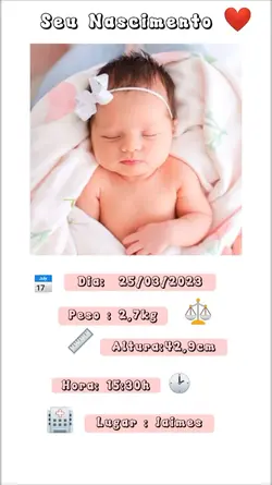 Seu nascimento 