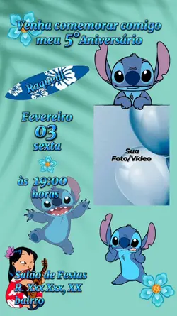 Convite Stitch