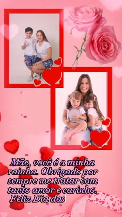 Feliz dia das mães