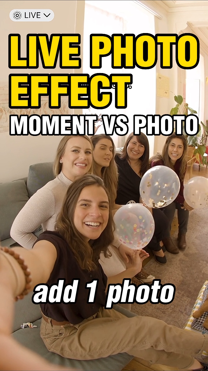 Efeito de foto ao vivo