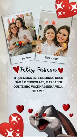 Feliz Páscoa cartão 