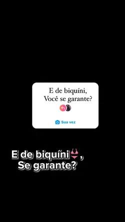E de biquíni 👙