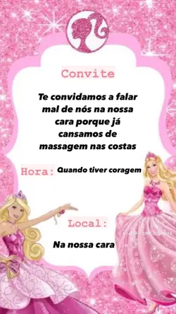 Convite pra você 😮‍💨