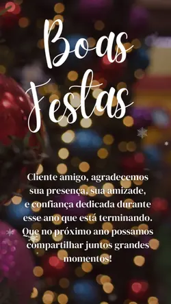Boas festas 