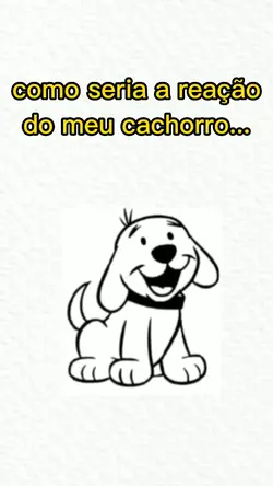 reação do meu cachor
