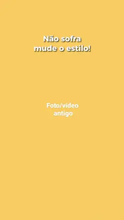 Não sofra mude